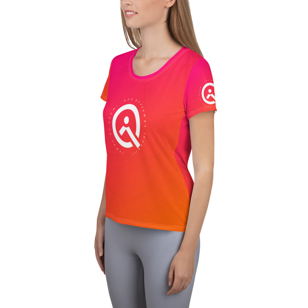 Sumus Ut Unum, Non Possumus Inveniri All-Over Print Women's Athletic T-shirt