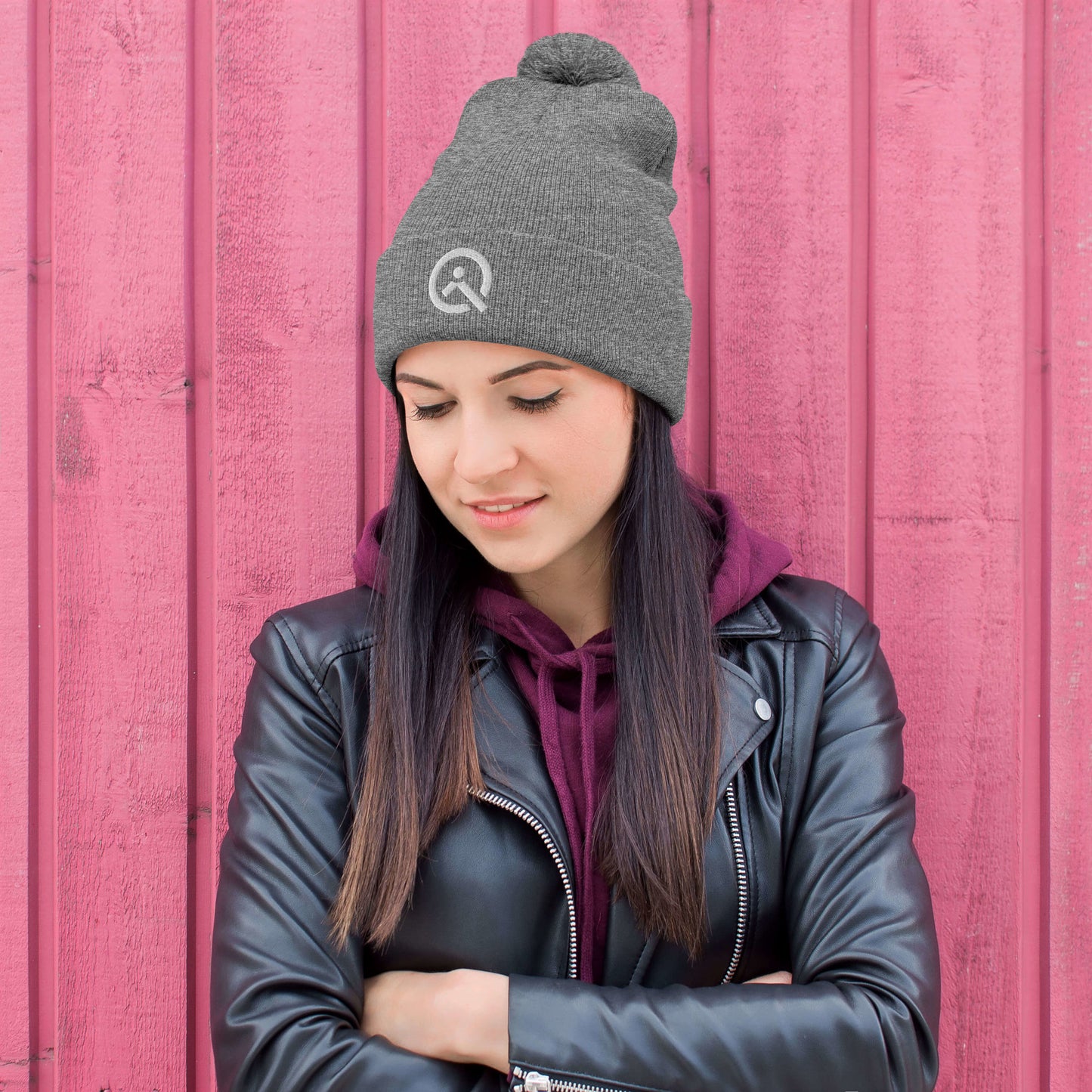 Q Pom-Pom Beanie