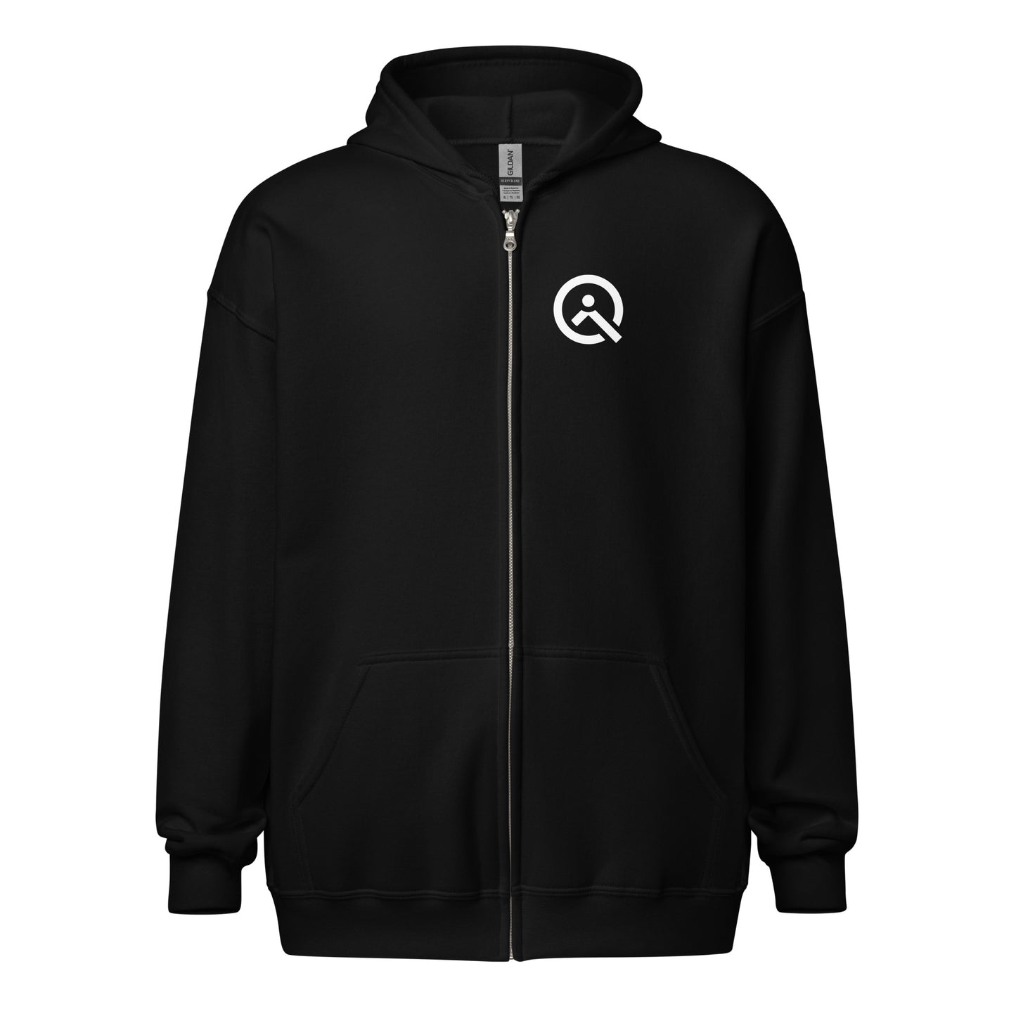 Q Unisex Zip Hoodie