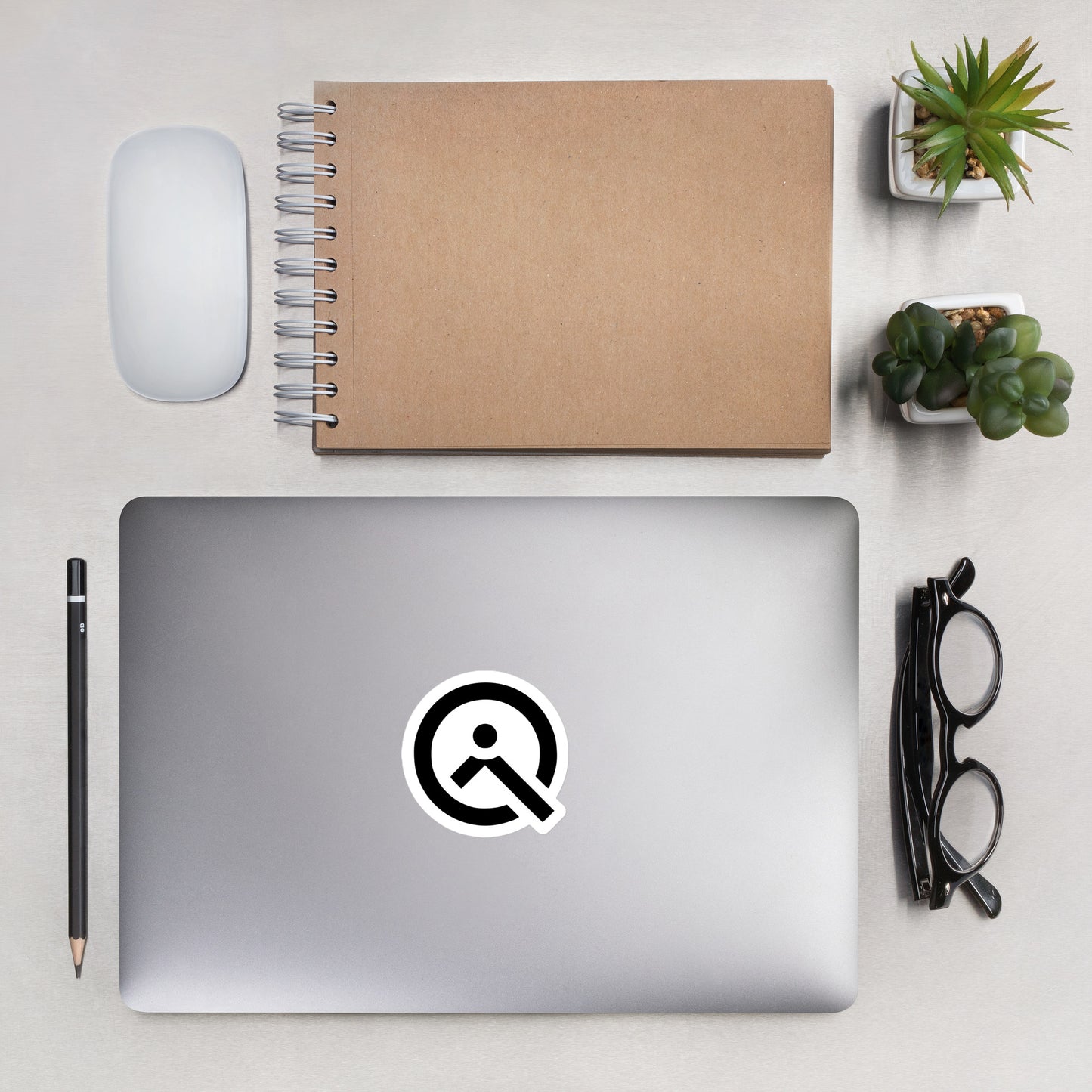 3" Q Sticker